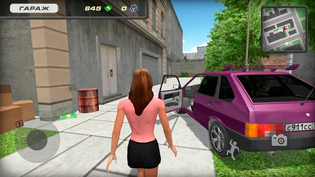 Lada 2109 Russian Car Driver  [МОД Menu] Screenshot 5