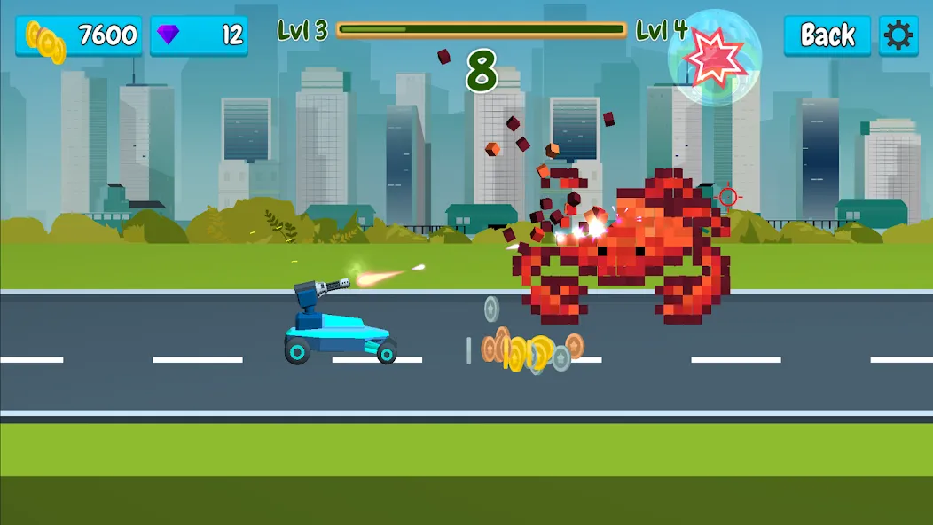 Rusher Crusher: Demolition! (Рашер Крашер)  [МОД Unlimited Money] Screenshot 1