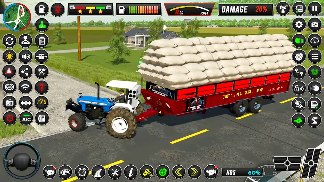 Indian Tractor Simulator Games  [МОД Mega Pack] Screenshot 3