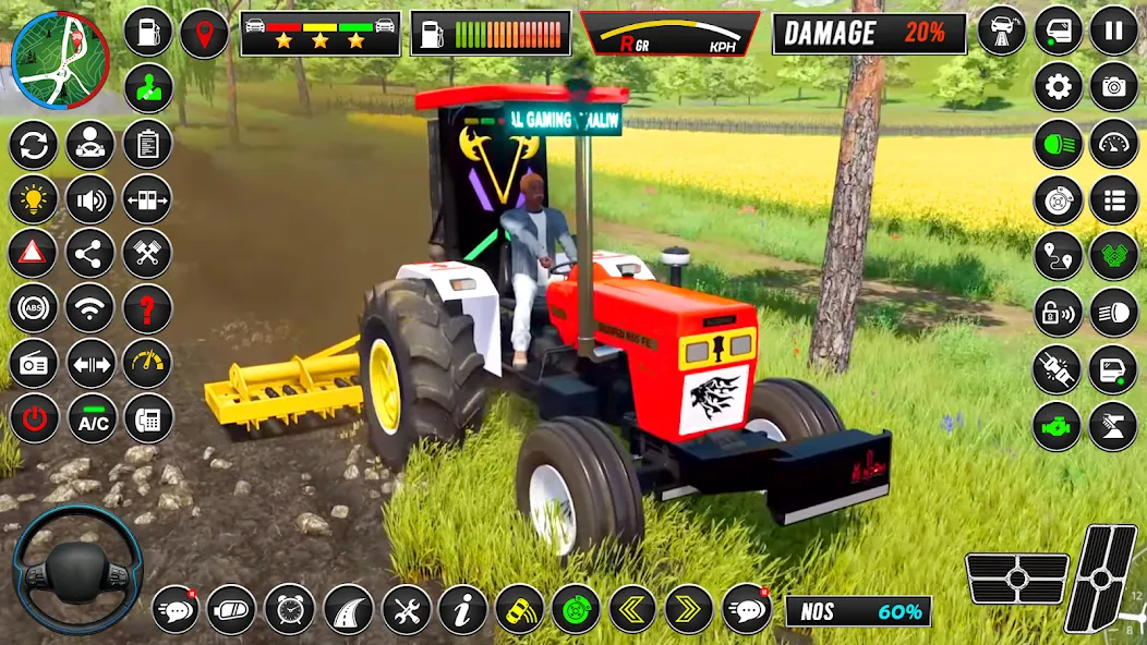 Indian Tractor Simulator Games  [МОД Mega Pack] Screenshot 5