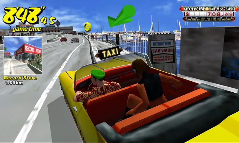 Crazy Taxi Classic (Крейзи Такси Классик)  [МОД Бесконечные деньги] Screenshot 2