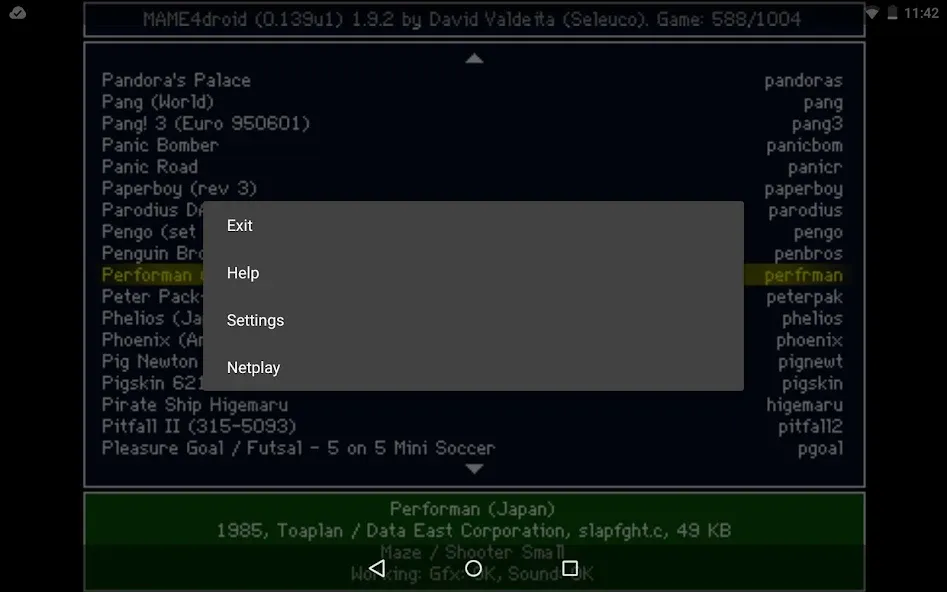 MAME4droid  (0.139u1) (МАМЕ4дроид)  [МОД Unlocked] Screenshot 4