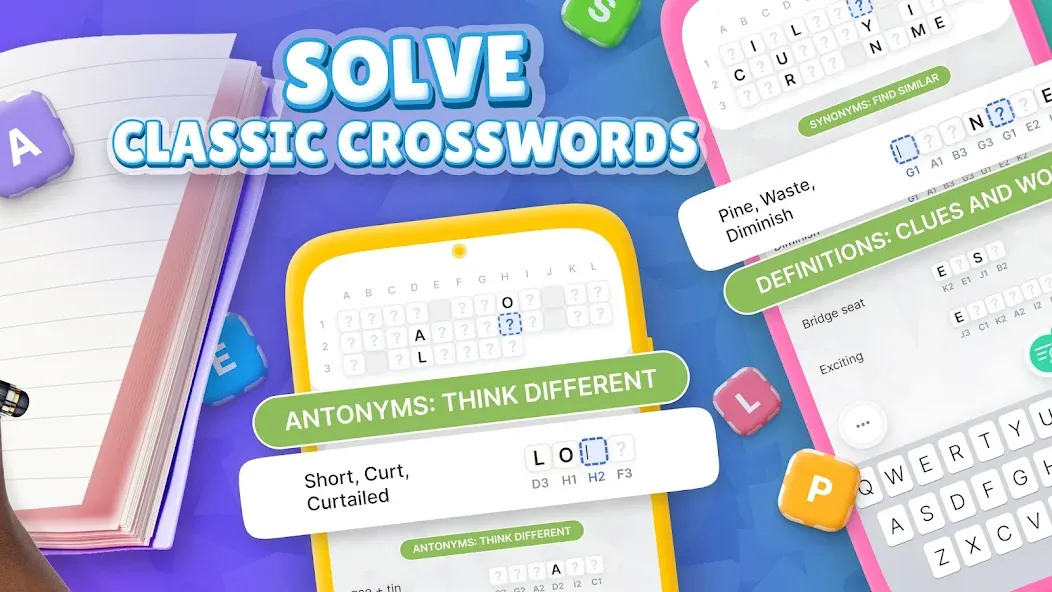 Acrostics－Cross Word Puzzles  [МОД Menu] Screenshot 2