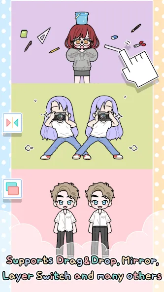 Pastel Friends : Dress Up Game  [МОД Menu] Screenshot 3