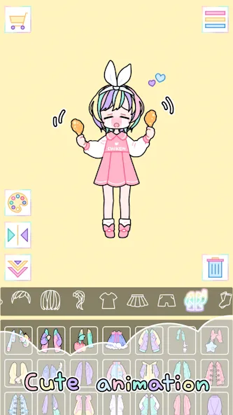 Pastel Girl : Dress Up Game  [МОД Mega Pack] Screenshot 4