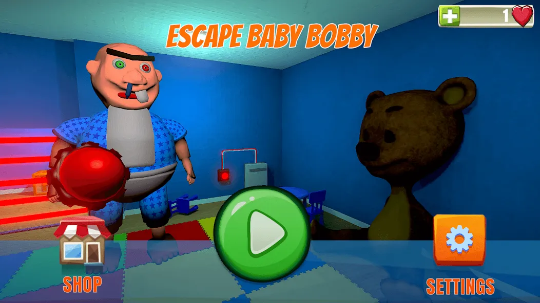 Escape Giant Obby (Эскеип Бэйби Бобби)  [МОД Бесконечные монеты] Screenshot 1