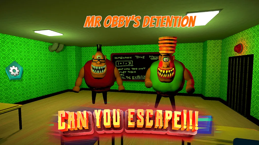 Mr Obby's Detention  [МОД Бесконечные деньги] Screenshot 1