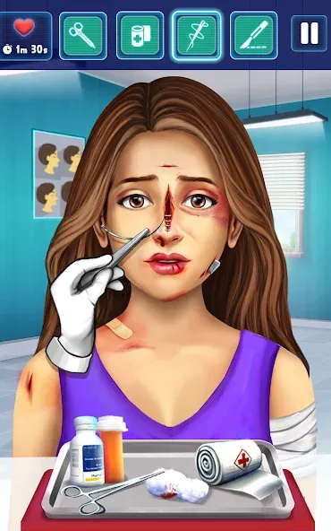 Surgery Simulator Doctor Game  [МОД Все открыто] Screenshot 2