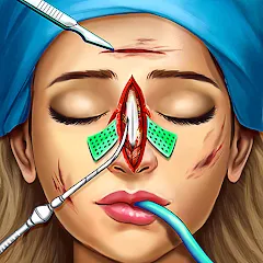 Взлом Surgery Simulator Doctor Game  [МОД Все открыто] - последняя версия apk на Андроид