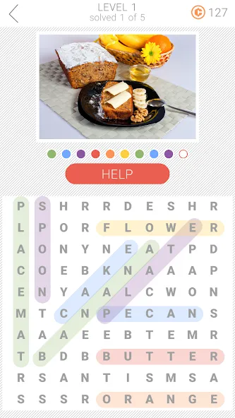 10x10 Word Search (десять на десять)  [МОД Menu] Screenshot 3