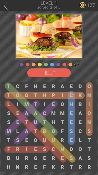 10x10 Word Search (десять на десять)  [МОД Menu] Screenshot 4