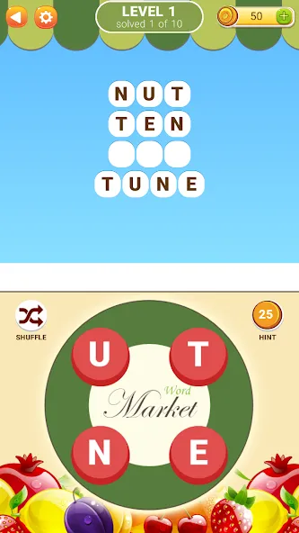 Word Market 2  [МОД Бесконечные деньги] Screenshot 1