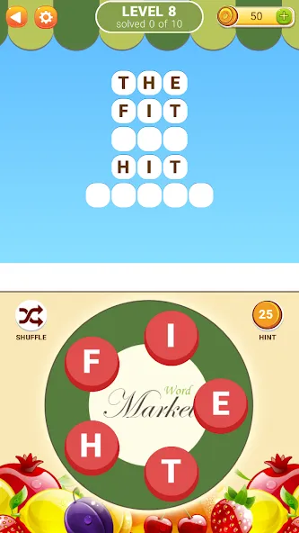 Word Market 2  [МОД Бесконечные деньги] Screenshot 2