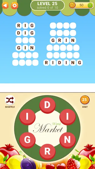 Word Market 2  [МОД Бесконечные деньги] Screenshot 3