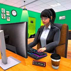 Скачать взломанную Virtual HR Manager Job Games  [МОД Бесконечные деньги] - стабильная версия apk на Андроид