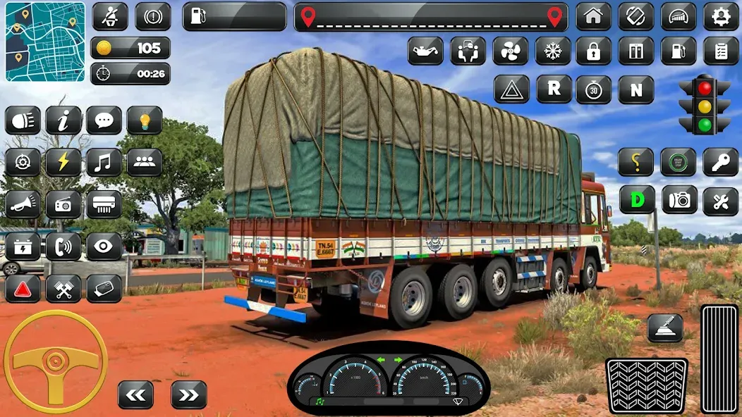 Indian Truck Driver Simulator  [МОД Mega Pack] Screenshot 2