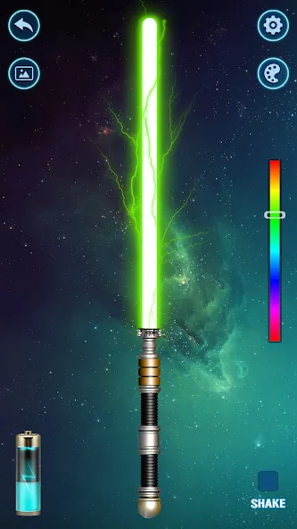 Lightsaber Gun Simulator  [МОД Бесконечные монеты] Screenshot 3