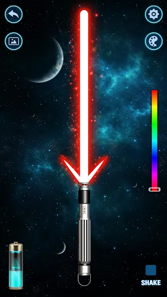 Lightsaber Gun Simulator  [МОД Бесконечные монеты] Screenshot 4