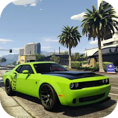 Скачать взлом Simulator Dodge Demon Parking (Симулятор парковки  )  [МОД Все открыто] - полная версия apk на Андроид