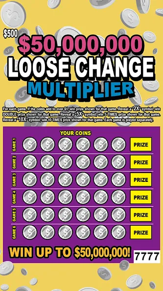 Scratch Off Lottery Scratchers  [МОД Бесконечные монеты] Screenshot 2