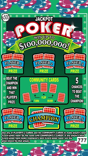 Scratch Off Lottery Scratchers  [МОД Бесконечные монеты] Screenshot 4