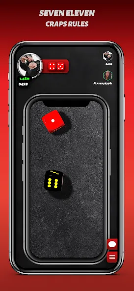 Phone Dice™ Street Dice Game (Фон Дайс Стрит Дайс Гейм)  [МОД Menu] Screenshot 2