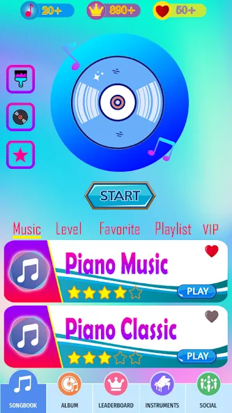 RaptorGamer Piano Tiles (РапторГеймер Пьяно Тайлс)  [МОД Menu] Screenshot 1