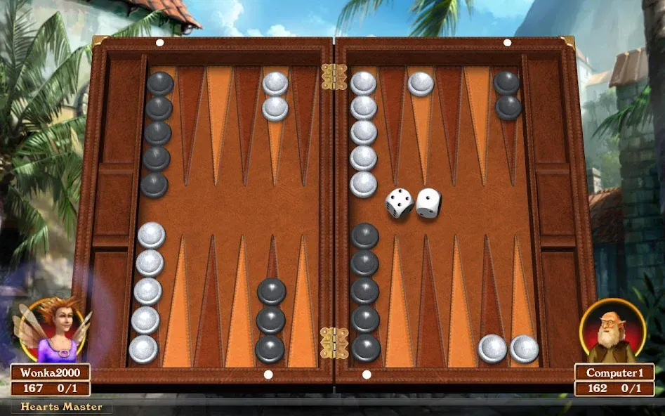 Hardwood Backgammon (Хардвуд Бэкгаммон)  [МОД Бесконечные деньги] Screenshot 1