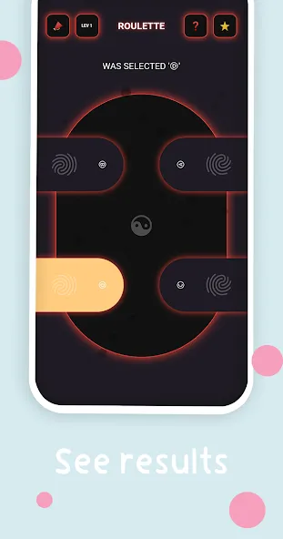 Mini : Finger Picker Chooser (Шок)  [МОД Много монет] Screenshot 1