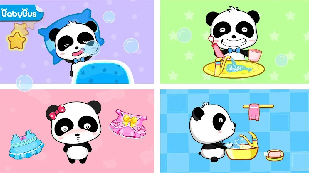 Baby Panda's Daily Life  [МОД Бесконечные монеты] Screenshot 1