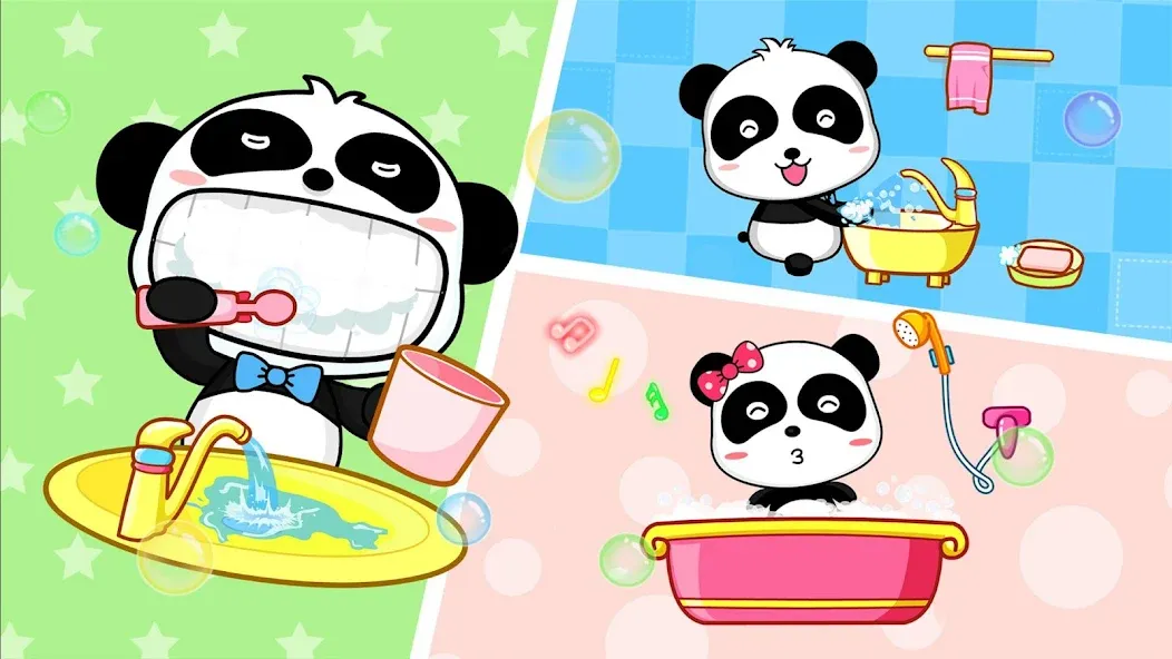 Baby Panda's Daily Life  [МОД Бесконечные монеты] Screenshot 4