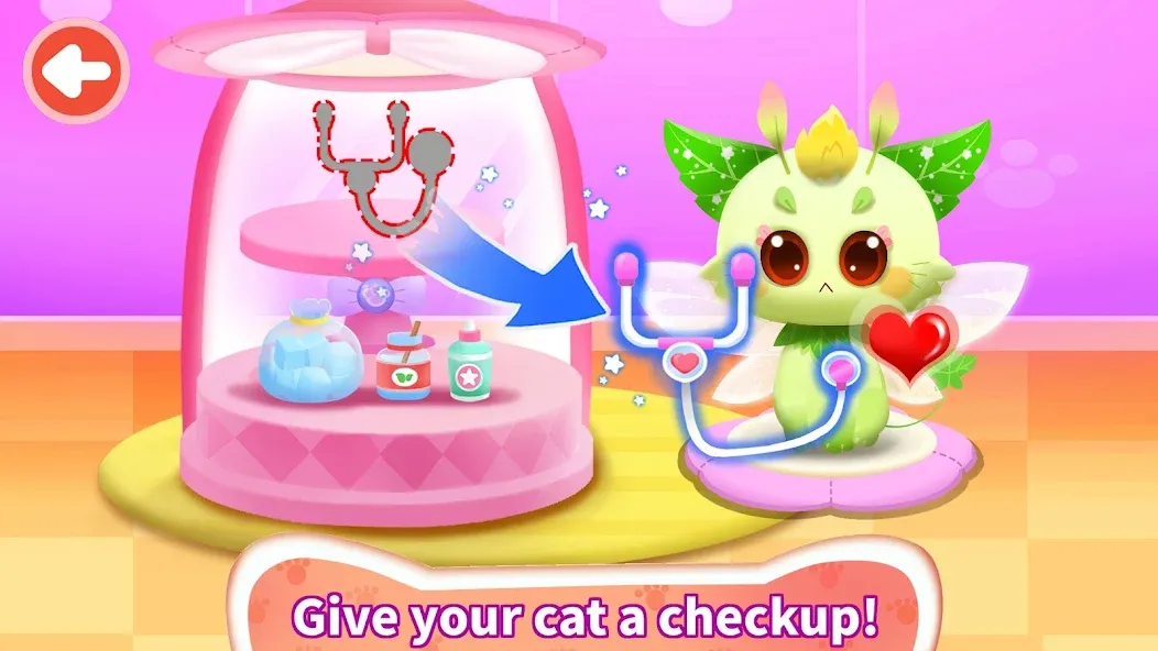 Little Panda: Baby Cat Daycare  [МОД Бесконечные деньги] Screenshot 4