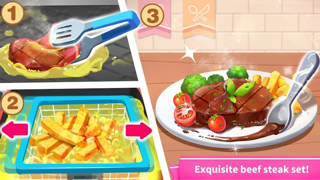 Little Panda's World Recipes  [МОД Много монет] Screenshot 2