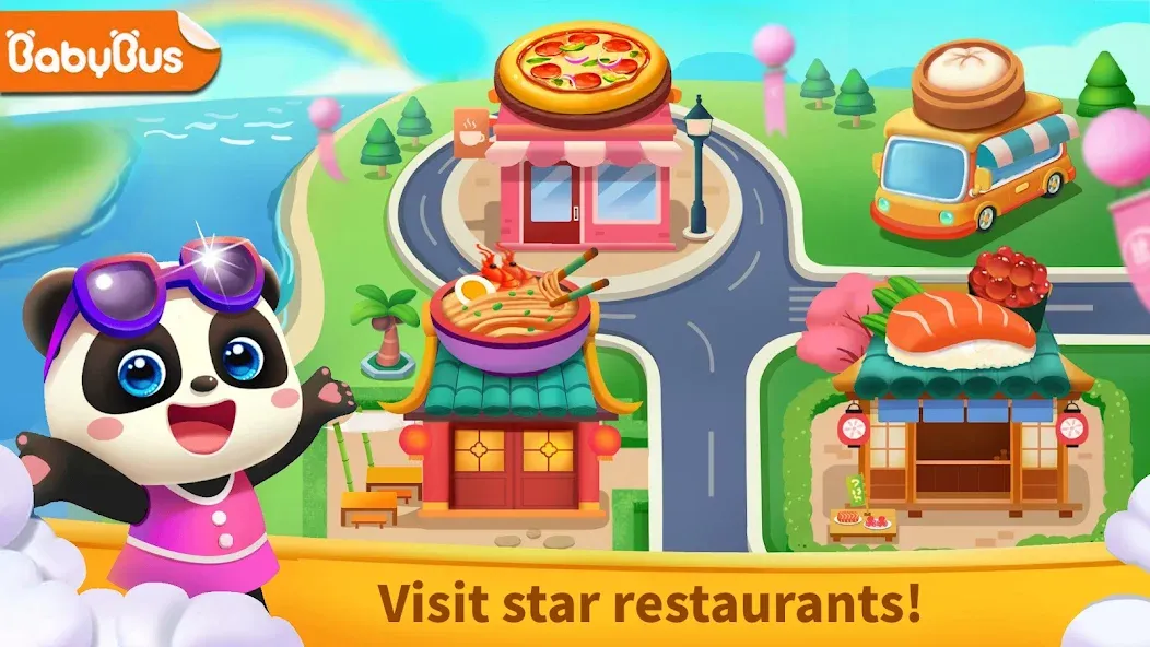 Little Panda: Star Restaurants  [МОД Много монет] Screenshot 1