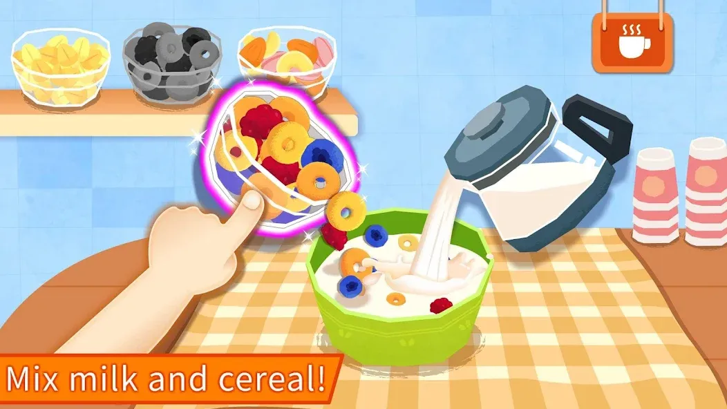 Baby Panda's Breakfast Cooking  [МОД Бесконечные деньги] Screenshot 2