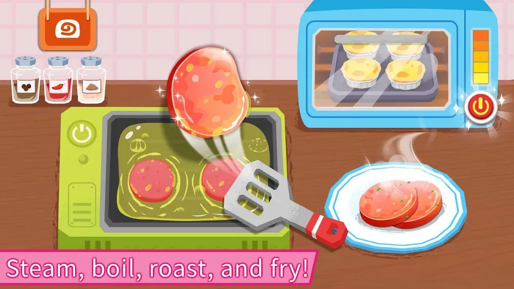 Baby Panda's Breakfast Cooking  [МОД Бесконечные деньги] Screenshot 3