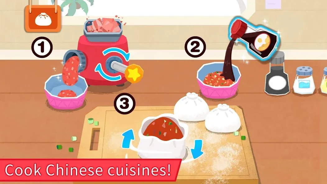 Baby Panda's Breakfast Cooking  [МОД Бесконечные деньги] Screenshot 4