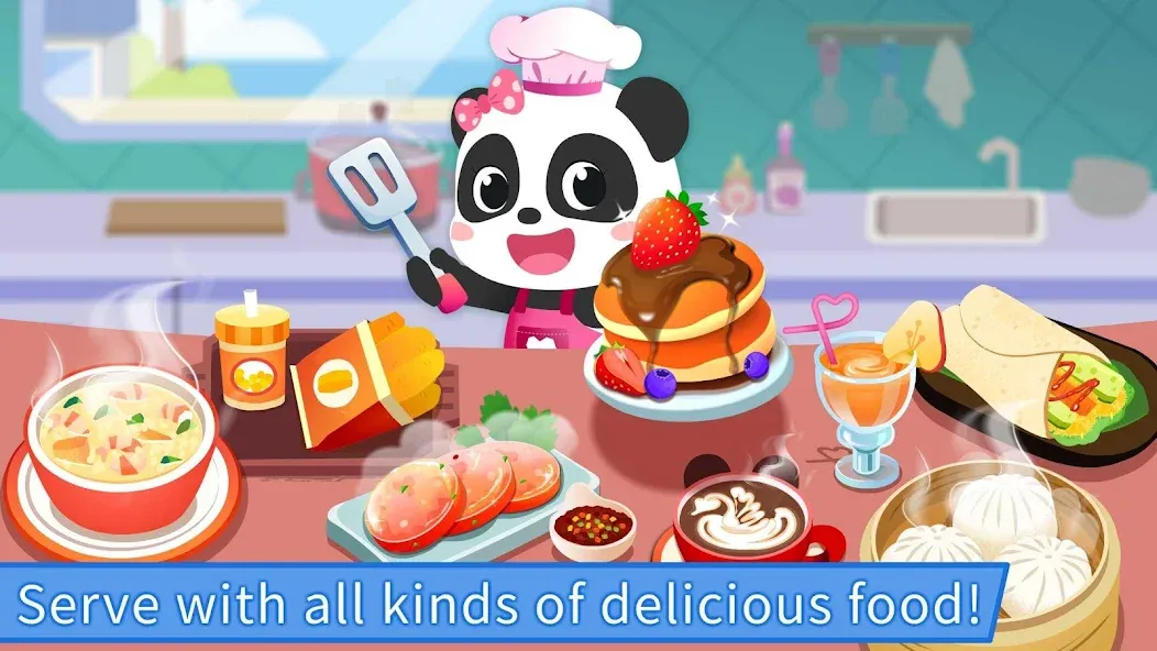 Baby Panda's Breakfast Cooking  [МОД Бесконечные деньги] Screenshot 5