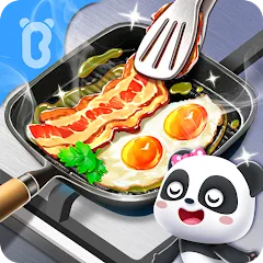 Взломанная Baby Panda's Breakfast Cooking  [МОД Бесконечные деньги] - полная версия apk на Андроид