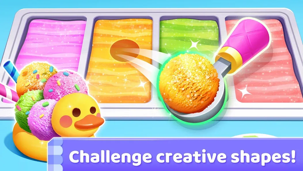 Little Panda's Ice Cream Games  [МОД Бесконечные монеты] Screenshot 5