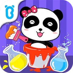 Скачать взломанную Baby Panda's Color Mixing  [МОД Все открыто] - полная версия apk на Андроид