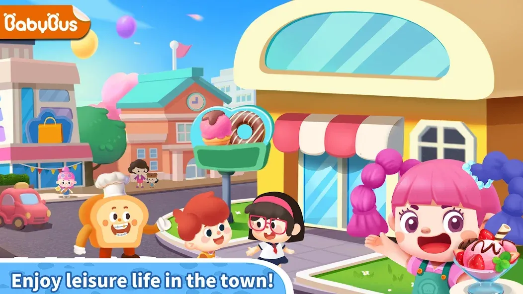 Little Panda's Town: Street  [МОД Много монет] Screenshot 1