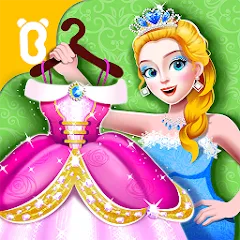 Скачать взломанную Little Panda Princess Dressup  [МОД Unlocked] - стабильная версия apk на Андроид