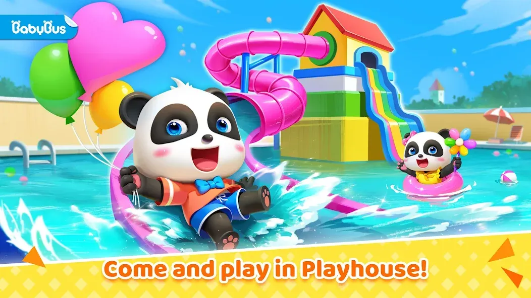 Baby Panda's House Games  [МОД Бесконечные монеты] Screenshot 1