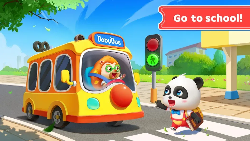 Baby Panda's School Bus  [МОД Unlocked] Screenshot 4