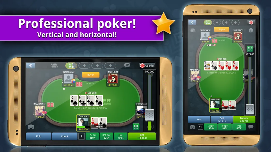 Jag Poker HD (Яг Покер ХД)  [МОД Unlimited Money] Screenshot 1