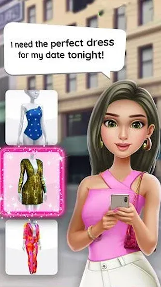 Fashion Makeover Stylist Game  [МОД Много монет] Screenshot 3