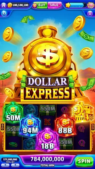 Jackpotland-Vegas Casino Slots (Джекпотлэнд)  [МОД Много монет] Screenshot 4