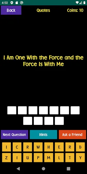 Quiz For SW Fans (Квиз для фанатов ЗВЗ)  [МОД Бесконечные монеты] Screenshot 4