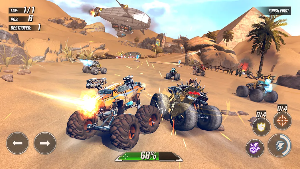 RACE: Rocket Arena Car Extreme (РЕЙС)  [МОД Все открыто] Screenshot 1